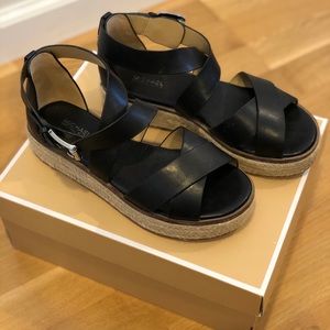 Michael Kors Espadrille Leather Sandals